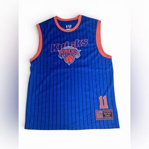 New York Knicks Ultra Game Jalen Brunson Embroidered Logo Jersey Mens SZ L #11